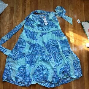 Vineyard vines maxi skirt with belt